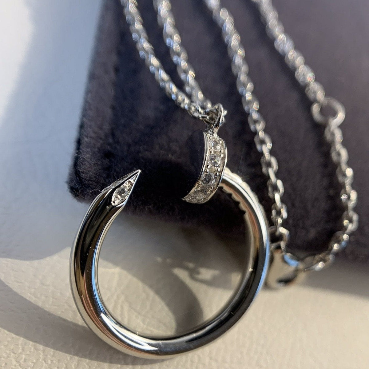 [Spark]JUSTE NECKLACE SILVER