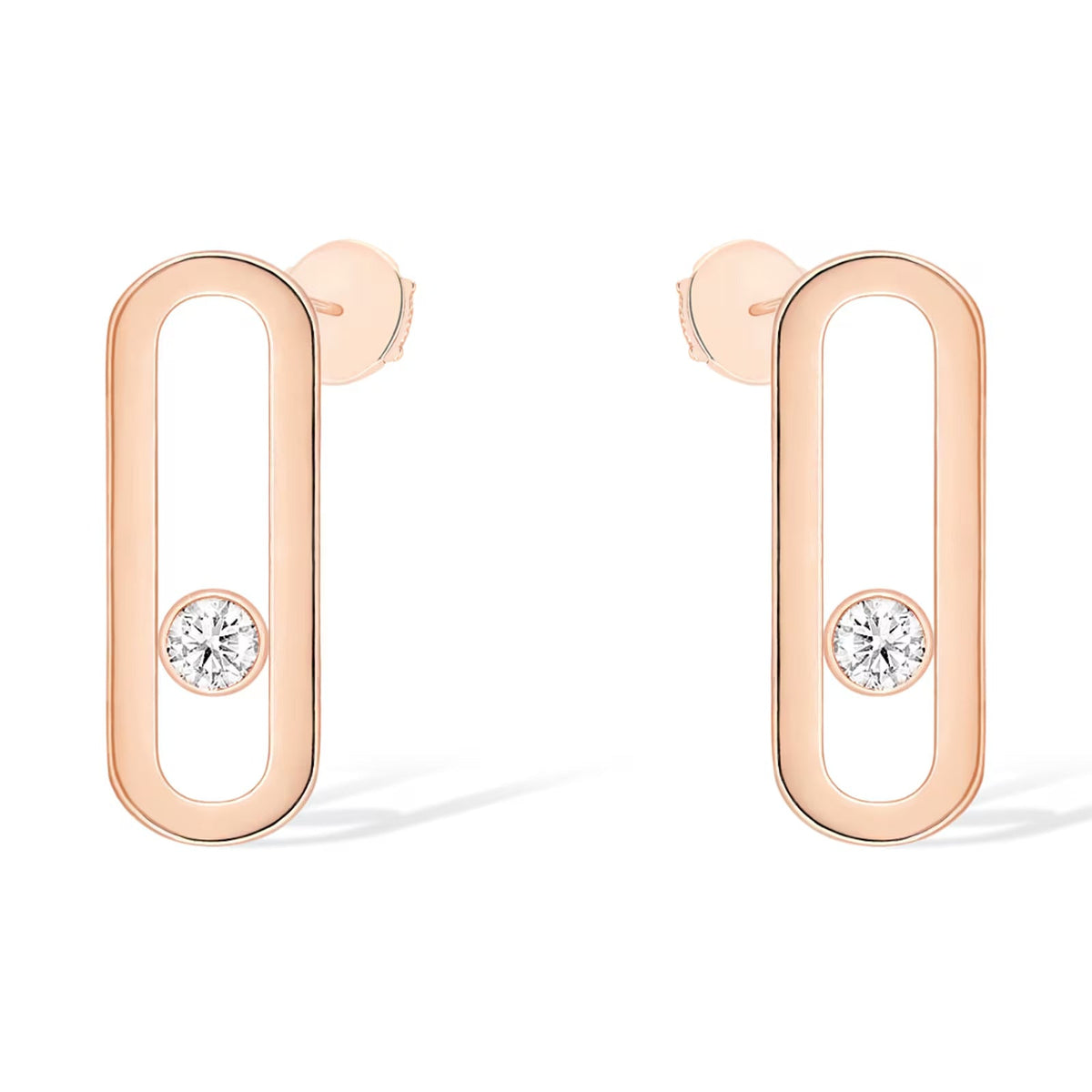 [Spark]MOVE UNO SMALL 1 DIAMOND EARRINGS