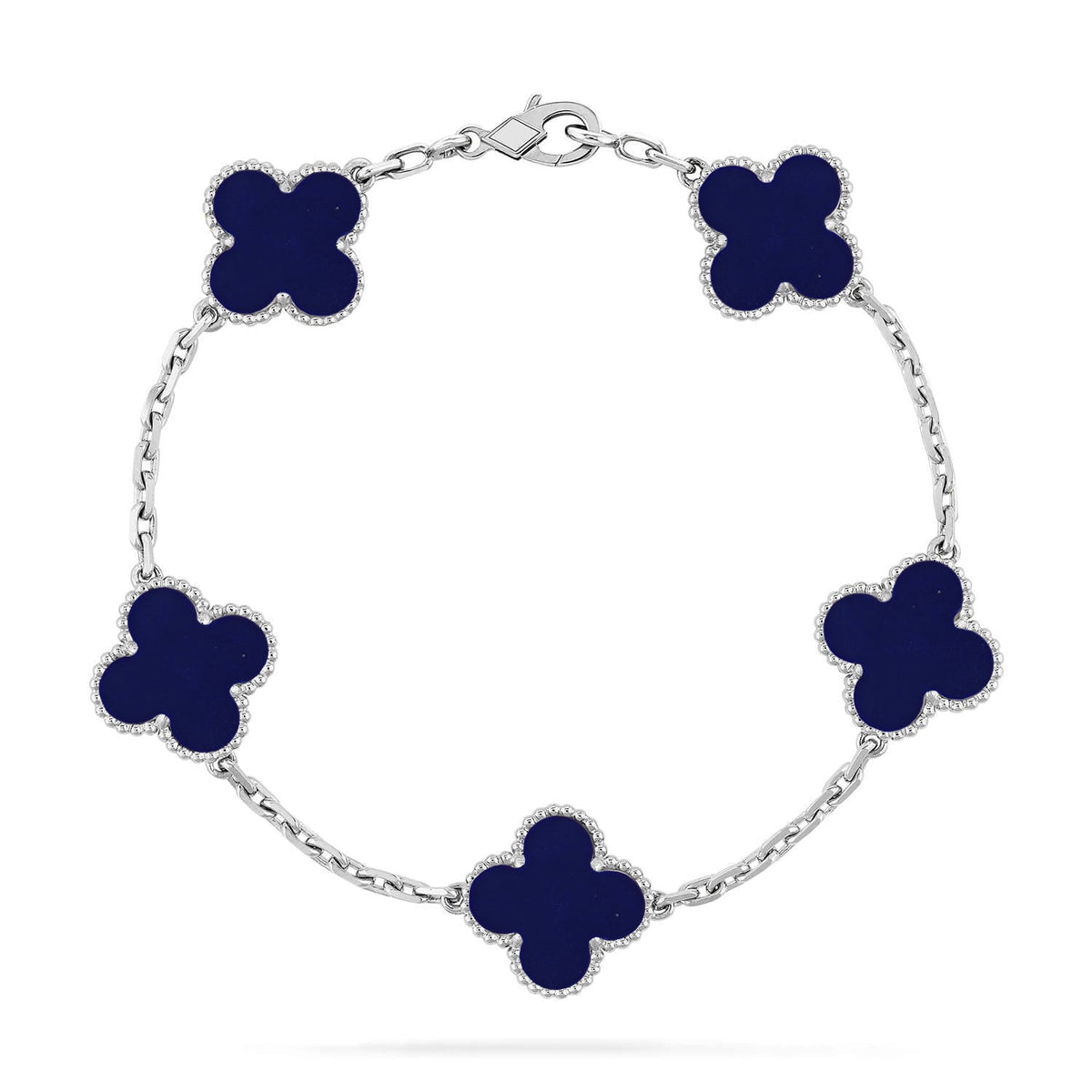 [Spark]CLOVER 5 MOTIF LAPIS LAZULI BRACELET COLLECTION