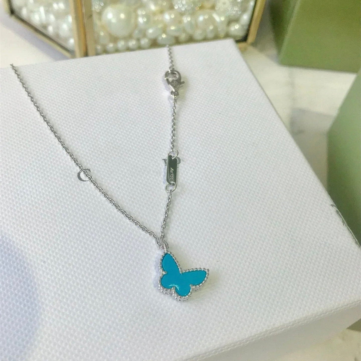 [Spark]BUTTERFLY TURQUOISE BUTTERFLY BRACELET SILVER