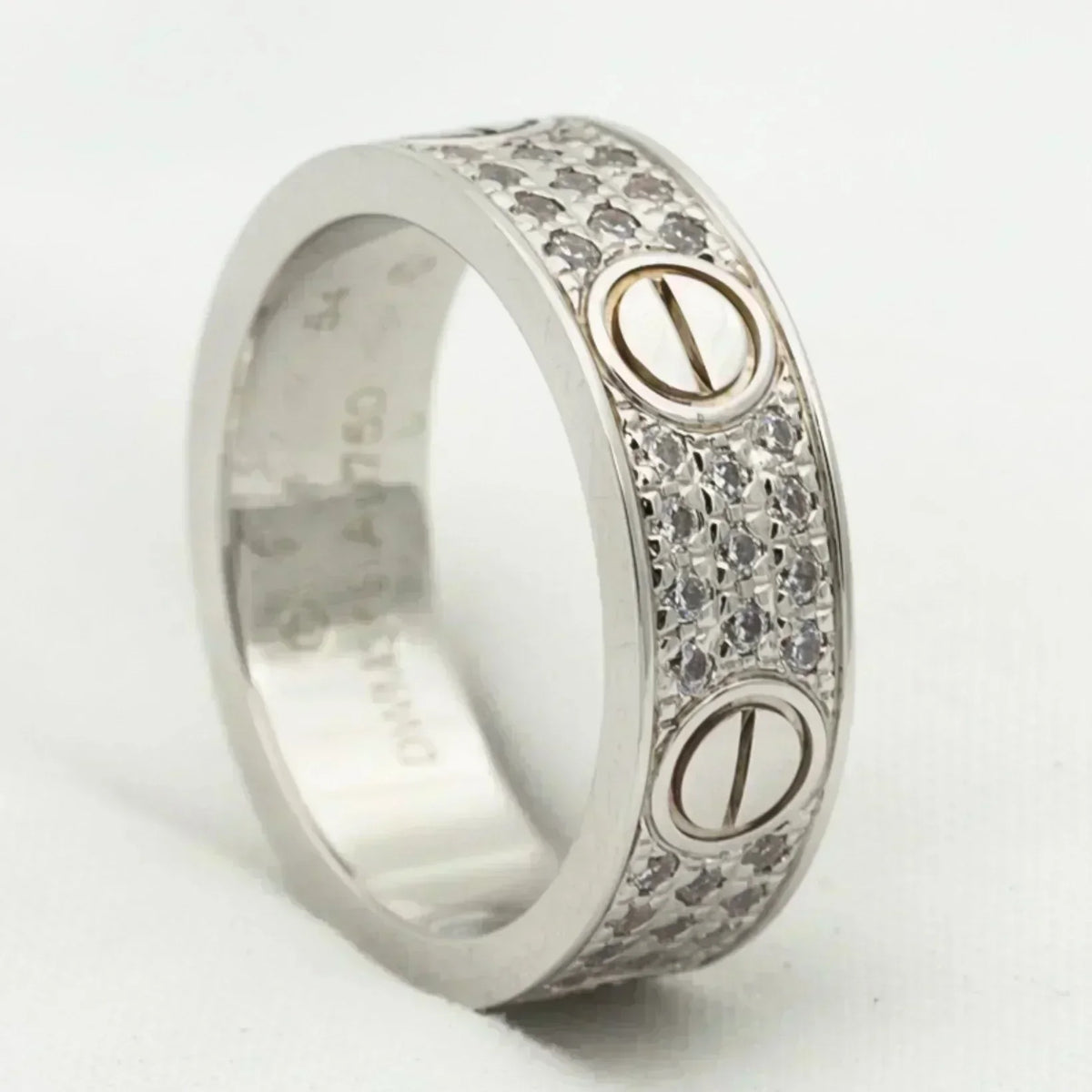 [Spark]LOVE RING 5.5MM DIAMONDS PAVED