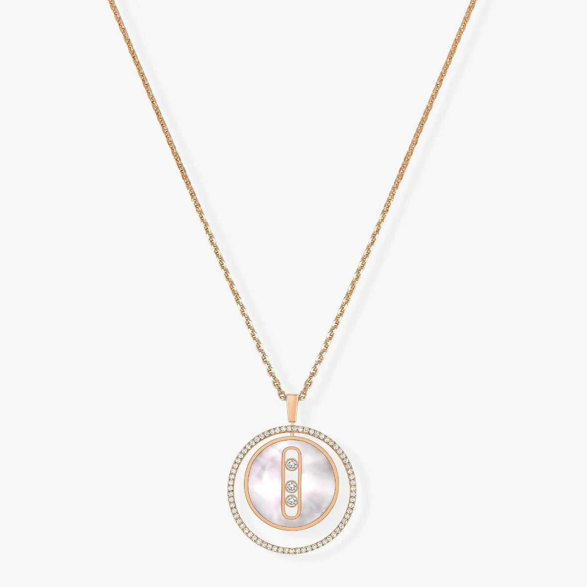 [Spark]Demo MOVE MM NACRE BLANCHE DIAMOND NECKLACE