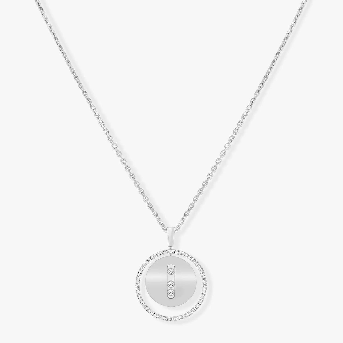 [Spark]Demo MOVE MM SILVER DIAMOND NECKLACE