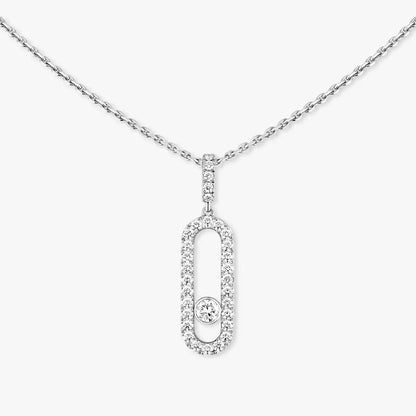[Spark]Move Uno Diamond Necklace in Rose Gold