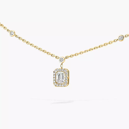 [Spark]My Twin Diamond Necklace in Silver